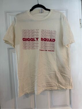 Giggly Squad American Apparel Cream Tee
